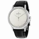 Zenith Elite Silver Dial Black Alligator Leather Automatic Men's Watch 03.2270.6150/01.C493