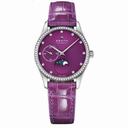 Zenith Elite Violet Dial Automatic Moonphase Ladies Watch