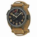 Zenith Pilot Montre d Aeronef Type 20 GMT Automatic Black Dial Calfskin Leather Men's Watch 96243169321C738