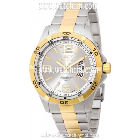 Invicta Specialty Silver Dial Two-tone Men's Watch 0086