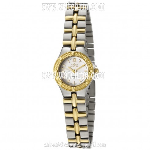 Invicta Wildflower White Dial Two-tone Ladies Watch 0136