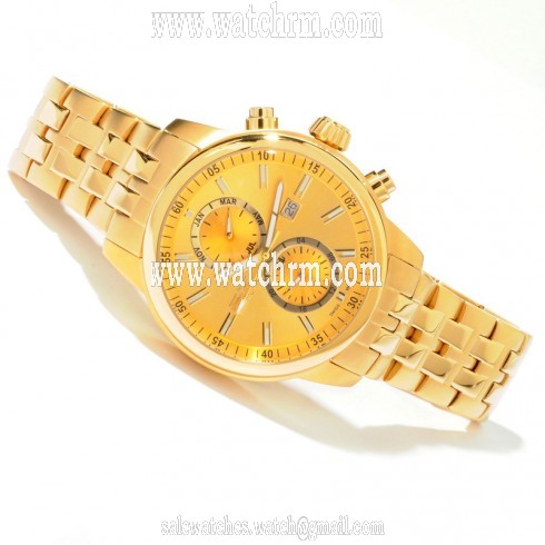 Invicta II Champagne Dial Gold-plated Men's Watch 0253