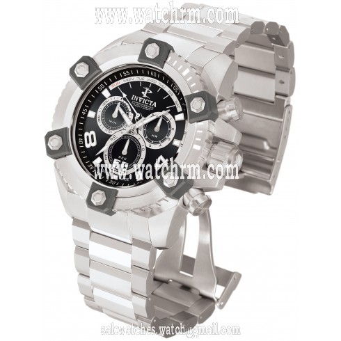Invicta Arsenal Black Dial Stainless Steel Men's Watch 0335