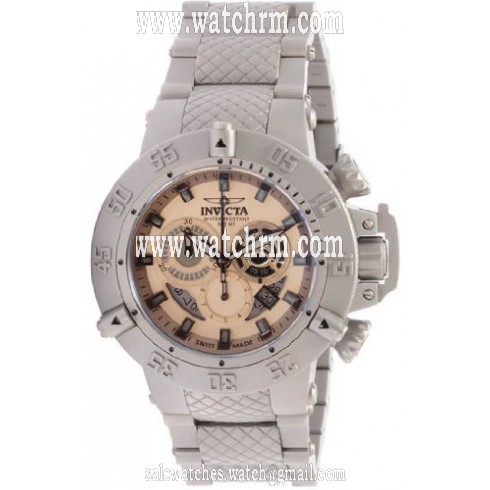 Invicta Subaqua Noma III Swiss Chrononograph Titanium Dial Stainless Steel Men's Watch 0961