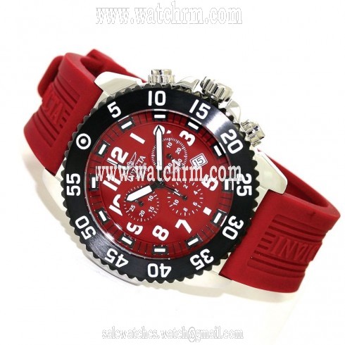 Invicta Pro Diver Red Dial Chronograph Men's Watch 1105