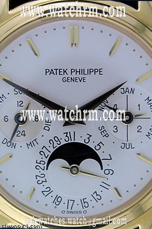 replica Patek Philippe perpetual calender with moonphase. WATCHES 1 