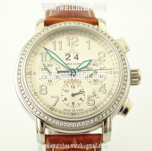 replica Maurice Lacroix Flyback Aviator Brillanten Sondermodell WATCHES 1 