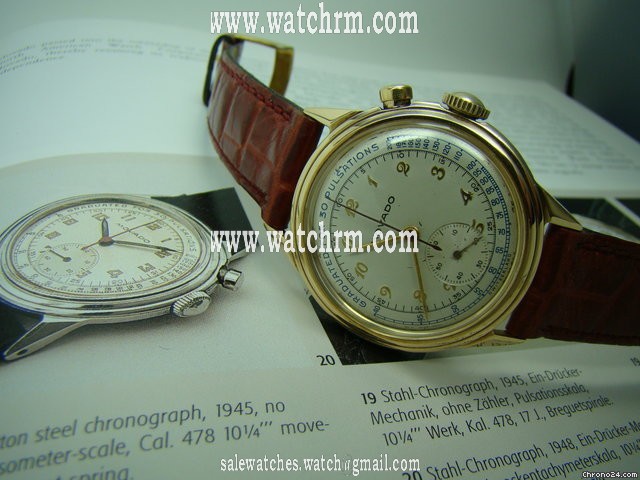 Movado Chronograph mit Pulsometerskala