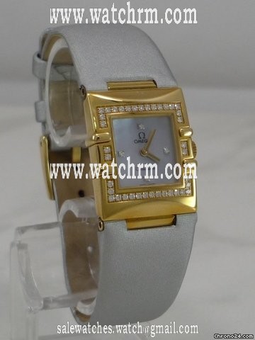 replica Omega CONSTELLATION QUADRA 18 KT WATCHES 1 