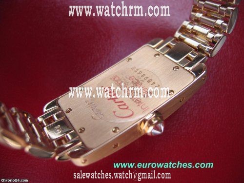 replica Cartier TANK AMERICAINE YELLOW GOLD WATCHES 1 