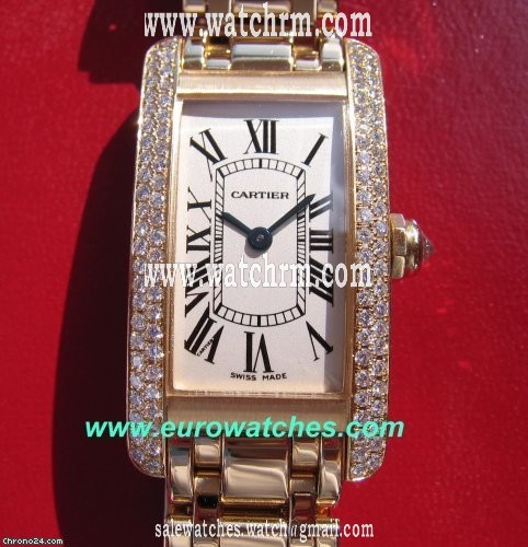 Cartier TANK AMERICAINE YELLOW GOLD