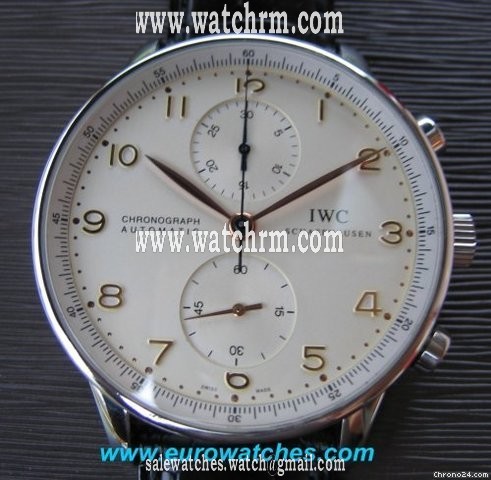 IWC PORTUGIESER CHRONO-AUTOMATIC STEEL WHITE DIAL