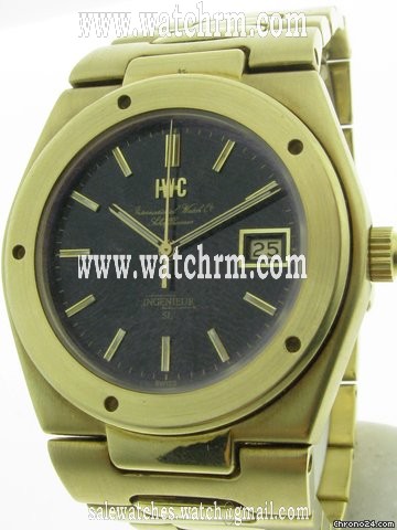IWC INGENIEUR SL JUMBO REF 9503 MASSIV 18KT GOLD SELTEN