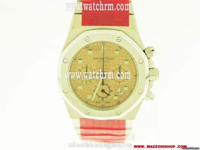 Audemars Piguet ROYAL OAK CHRONO IN ORO BIANCO 18ct QUAD. ROSA