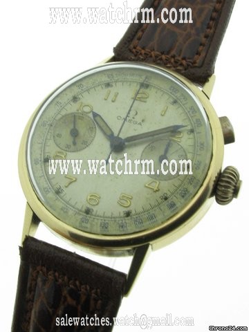 replica Omega MONOPULSATOR CHRONOGRAPH HERREN 18KT GOLD 30ER WATCHES 1 