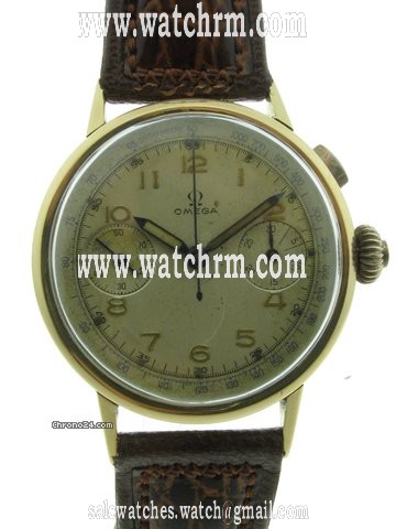 Omega MONOPULSATOR CHRONOGRAPH HERREN 18KT GOLD 30ER