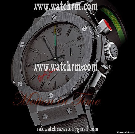 Hublot BIG BANG AYRTON SENNA LIMITED EDITION-ALL BLACK SPLIT SECOND