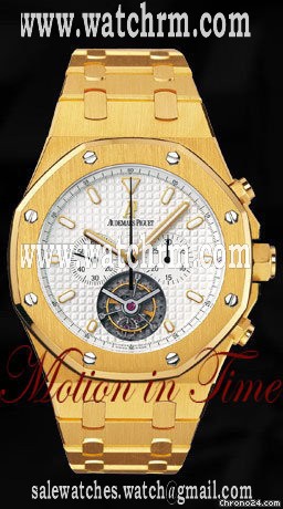 Audemars Piguet AP JUMBO ROYAL OAK TOURBILLON CHRONOGRAPH -YELLOW GOLD