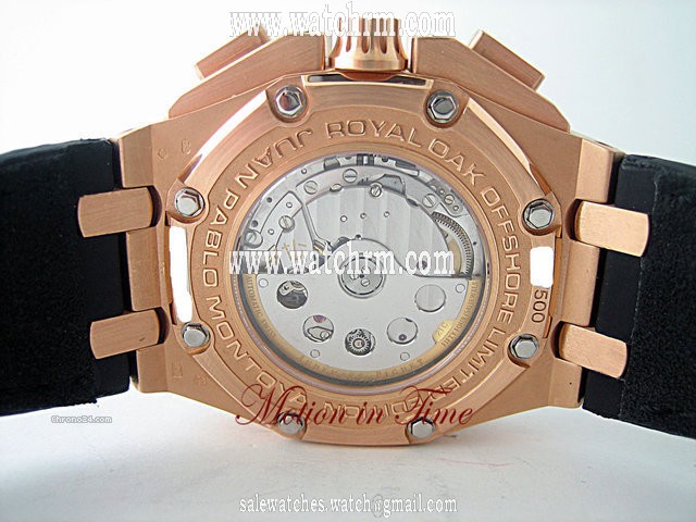 replica Audemars Piguet JUAN PABLO MONTOYA - ROYAL OAK OFFSHORE - ROSE GOLD - LIMITD WATCHES 1 