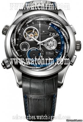 Zenith El Primero Class Traveller Multicity Alarm NEU incl MWST B+P