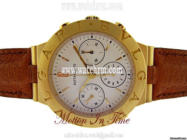 Bulgari BVLGARI DIAGONO CHRONOGRAPH RATTRAPANTE (SPLIT SECOND) - Y/G