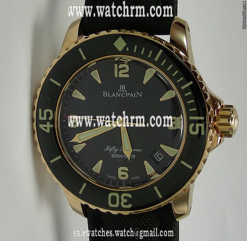 Blancpain Fifty Fathoms Rosegold NEU incl MWST mit Box + Papieren