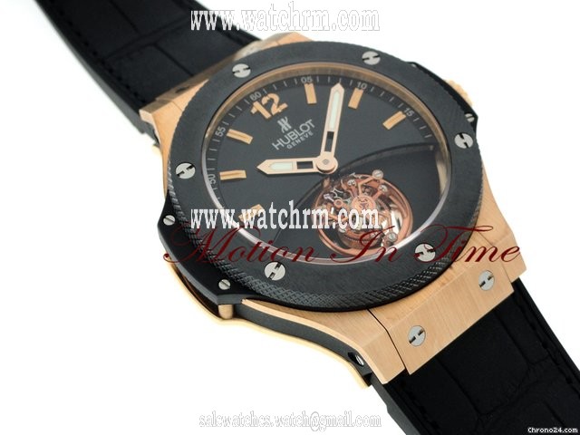 replica Hublot BIG BANG "SOLO TOURBILLON" ROSE GOLD LIMITED 50 PIECES NEW WATCHES 1 