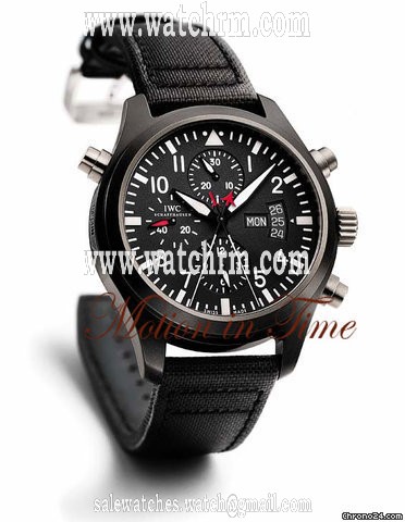 IWC TOP GUN PILOTS DOUBLE CHRONOGRAPH - 46mm ZIRCONIUM OXIDE