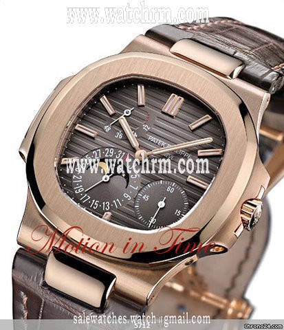 replica Patek Philippe 5712R NAUTILUS JUMBO ROSE GOLD POWER RESERVE MOONPHASE - NEW WATCHES 1 