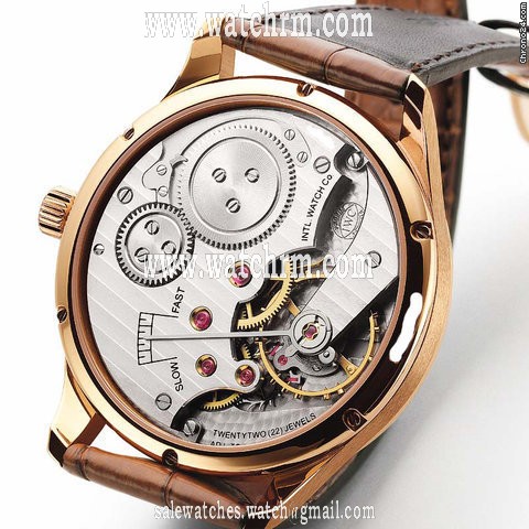 replica IWC Portuguese Regulateur - Regulator - Rose Gold -Skeleton Back WATCHES 1 