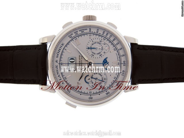 replica A. Lange & Sohne DATOGRAPH PERPETUAL CALENDAR CHRONOGRAPH FLYBACK - PLATINUM WATCHES 1 