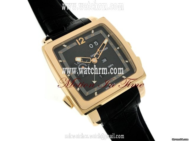 replica Ulysse Nardin QUADRATO DUAL TIME PERPETUAL CALENDAR - ROSE GOLD WATCHES 1
