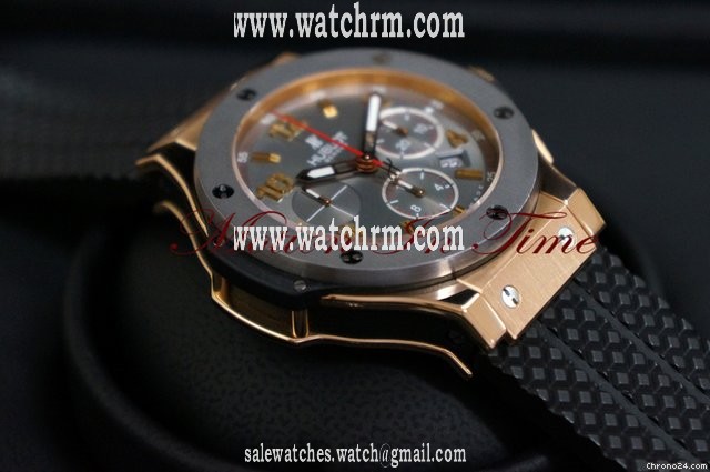 replica Hublot BIG BANG ROSE GOLD TANTALUM BEZEL RUTHENIUM DIAL LIMITED 250 WATCHES 1 