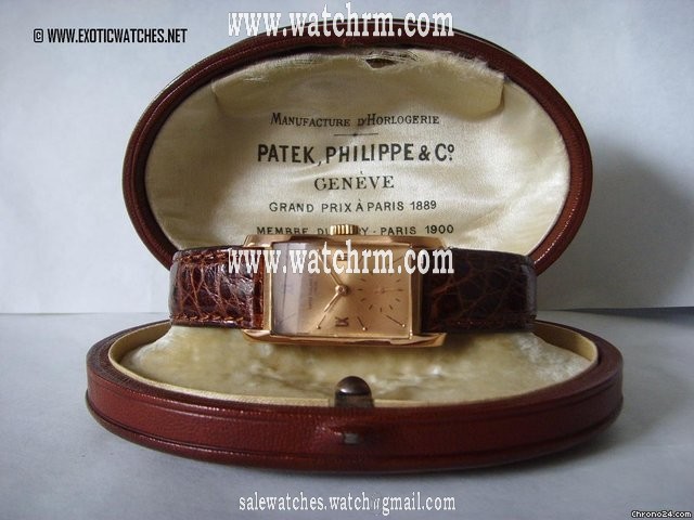 replica Patek Philippe 1940s 18K PINK GOLD DOME BOX & ARCHIVE PAPER 1499 WATCHES 1 