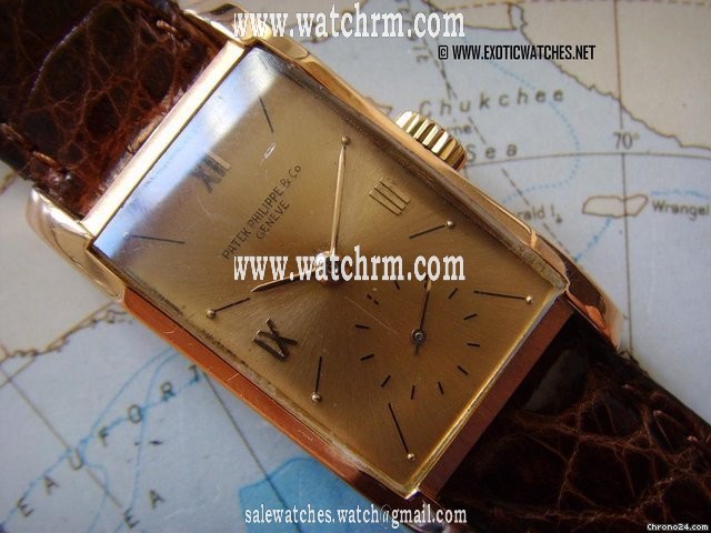 Patek Philippe 1940s 18K PINK GOLD DOME BOX & ARCHIVE PAPER 1499