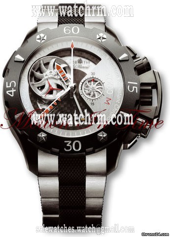 Zenith DEFY EXTREME OPEN EL PRIMERO - 46.5mm - BLACK TITANIUM & S/S