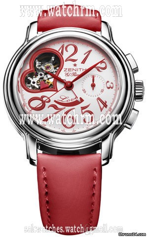 Zenith CHRONOMASTER STAR OPEN LADIES', STAINLESS STEEL 38mm
