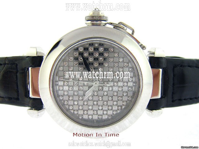 Cartier PASHA 32mm WHITE GOLD AUTO- LIMITED EDITION - DIAMOND DIAL