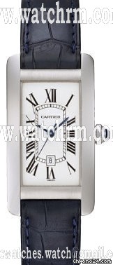 Cartier TANK AMERICAN WHITE GOLD - MEDIUM SIZE - AUTOMATIC W/ DATE