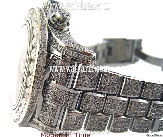 replica Breitling SUPER AVENGER - 27.90ct DIAMOND -COMPLETE DIAMOND EVERYWHERE WATCHES 1 
