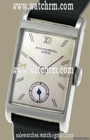 Patek Philippe sehr seltene Ref. 548 in Stahl herstellt im Jahre 1938