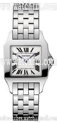 Cartier SANTOS DEMOISALLE MIDSIZE - STAINLESS STEE - NEW ONLY $2,900