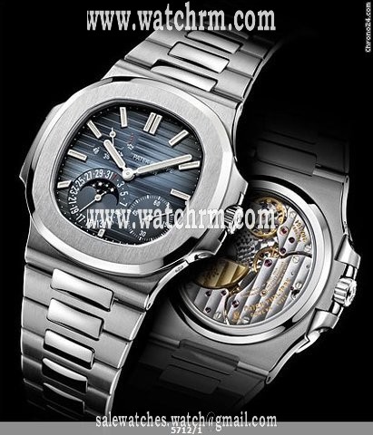 replica Patek Philippe 5712/1A NAUTILUS JUMBO - POWER RESERVE MOONPHASE AUTOMATIC WATCHES 1 