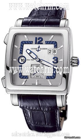Ulysse Nardin QUADRATO DUAL TIME MEN'S STAINLESS STEEL - NEW MODEL - 42mm
