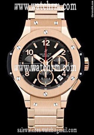 Hublot BIG BANG ROSE GOLD ON BRACELET - RARE NEW MODEL