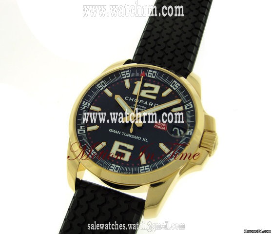 replica Chopard MILLE MIGLIA GRAN TURISMO XL ROSE GOLD ON RUBBER STRAP WATCHES 1 
