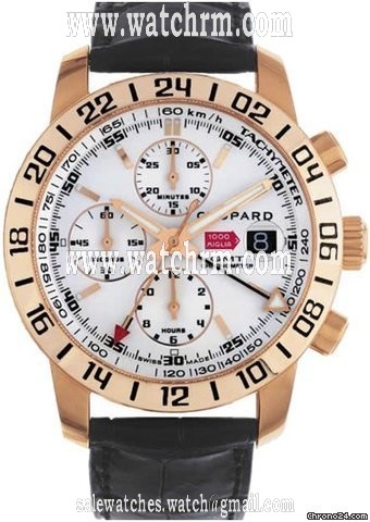 Chopard MILLE MIGLIA CHRONOGRAPH GMT - ROSE GOLD - SKELETON BACK -XL
