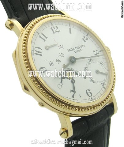 replica Patek Philippe 5015 MONDPHASE GANGRESERVE 18 KT RG WATCHES 1 