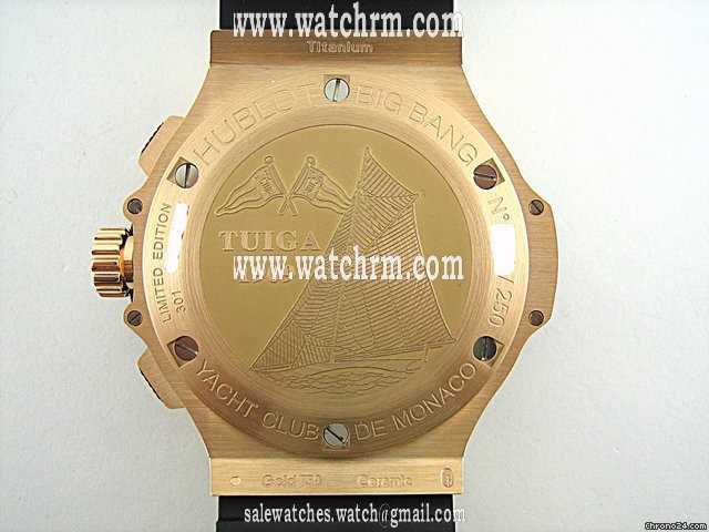 replica Hublot BIG BANG TUIGA YACHT-CLUB MONACO ROSE GOLD - LIMITED 250 PCS WATCHES 1 
