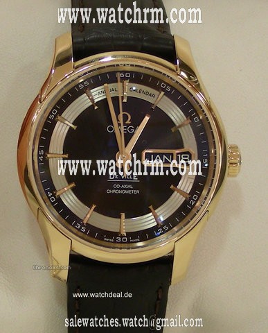 Omega De Ville Hour Vision Annual Calendar NEU incl MWST mit B+P